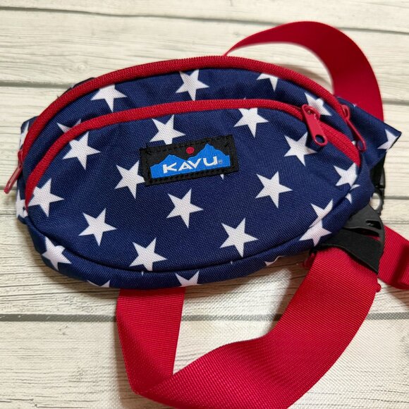New Kavu Fanny Pack American Flag - Picture 2 of 3